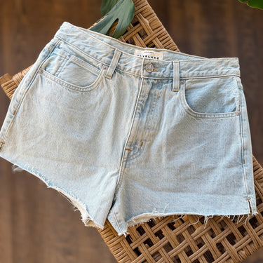 SLVRLAKE Farrah Lightwash Shorts, 28
