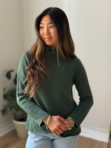 Studio 412 Green Roll Neck Sweater, XSmall