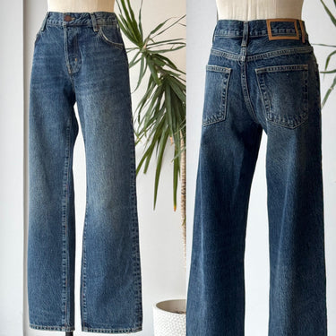 La Ligne Straight Leg Jeans in Dark Wash , 23