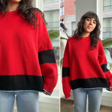 La Double J Red Crewboy Sweater