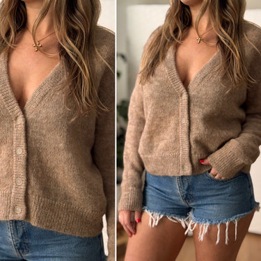Jenni Kayne NWT Boyfriend Cardigan in Almond, Large