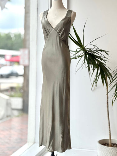 Shona Joy La Lune Satiny Dress As Is Minor pilling on side seam, US 10