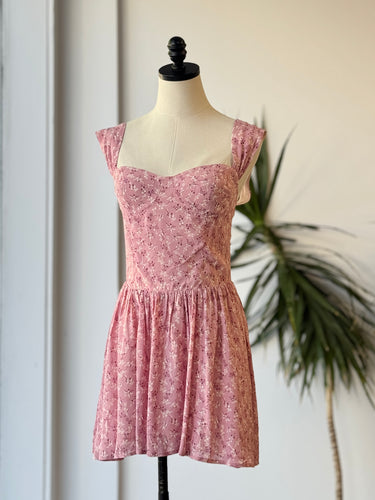 Reformation Taiga Pink Floral Dress, 4