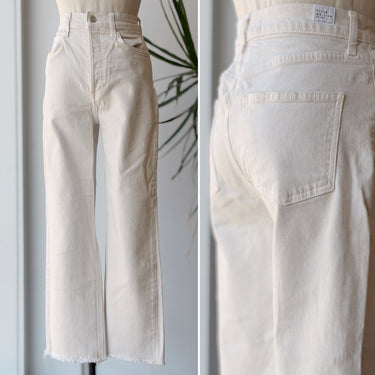 Frank & Eileen Monaghan Cream Jeans, 28