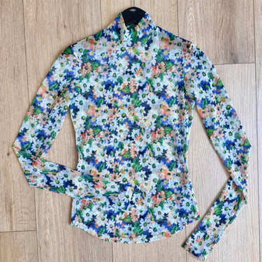 Nomia Floral Mesh Top, XSmall