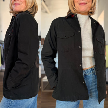 Filson Black Cotton Jacket as is , Small