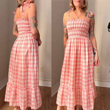 The Great The Lagoon Dress In Picnic Pink, 2 / Medium