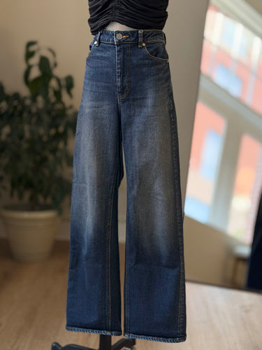La Vie Rebecca Taylor Medium Wash Straight Leg Jeans, 29