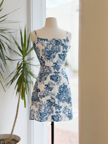 Reformation Violaine Linen Floral Dress, 6