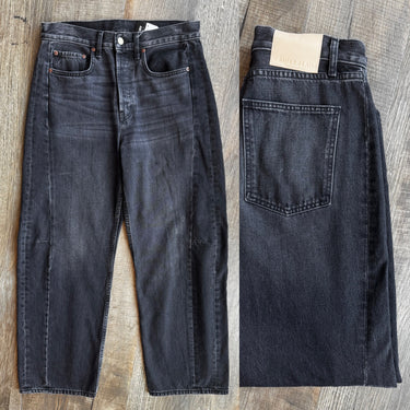 B Sides Black Barrel Jeans, 29
