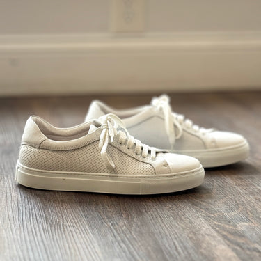 Benheart White Leather Sneakers, 38
