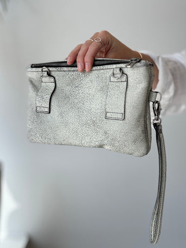 Benheart Desert Crossbody in Crackled White