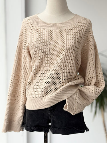 Moth Loose Knit Sweater, XSmall