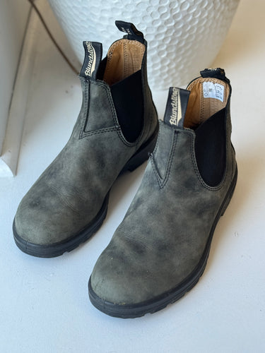 Blundstone Charcoal Chelsea Boots - gently worn, AU 5 / US 8