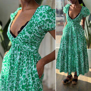 La Ligne Ina Dress in Green, XS