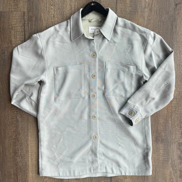 Babaton Sage Woven Shacket, Small