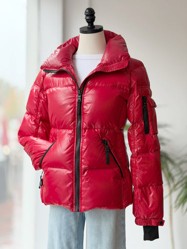 SAM. Freestyle Down Jacket in Candy Apple, Medium