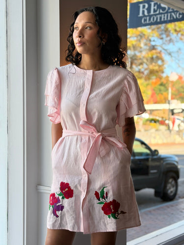 Fanm Mon NWT Kelly Linen Mini Dress, XS