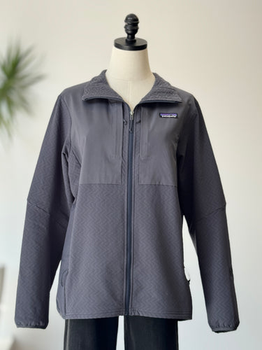 Patagonia Charcoal CrossStrata Full Zip Jacket, Large