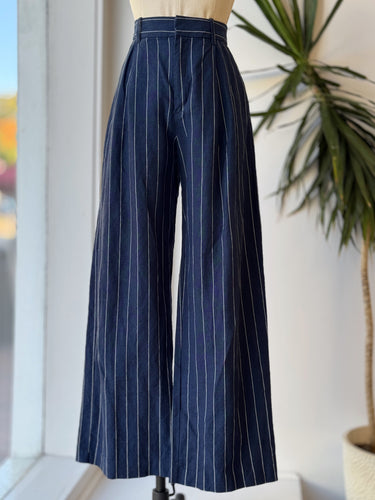 Gap Linen Blend Pinstripe Pants, 4