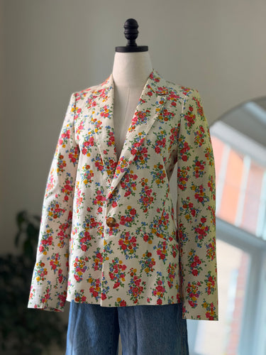 Sezane Floral Blazer, 34