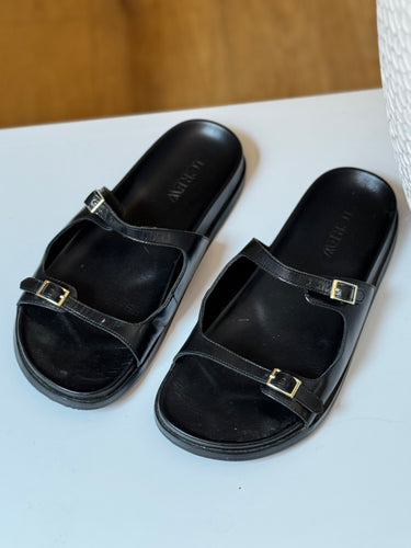 J.Crew Black Strap Sandals, 9