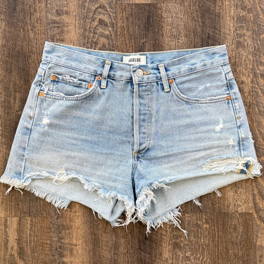 Agolde Parker Vintage Cut Off Shorts in Swapmeet, 27