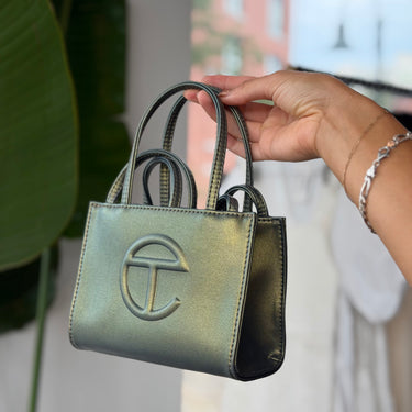 Telfar Small Shopping Bag in Acid