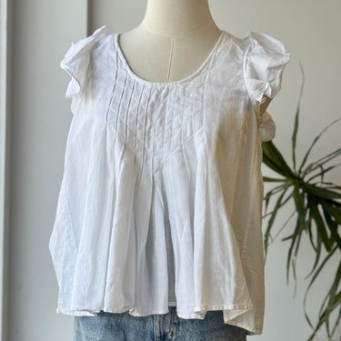 The Great Tulip Top in White, 0/XSmall