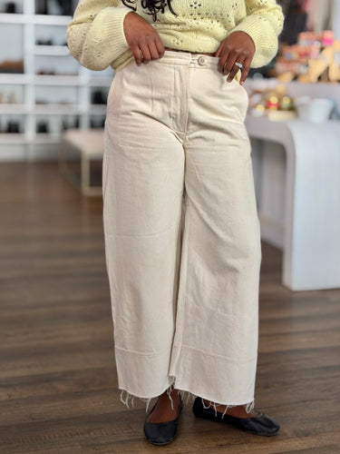 Zii Ropa Ecru Pia Pant- as is, some stains, 10