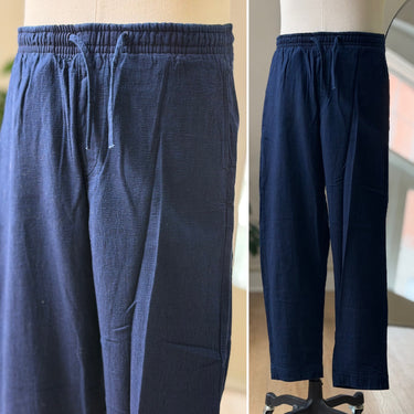 Hansen NWT Casual Indigo Drawstring Pants, Men's Small
