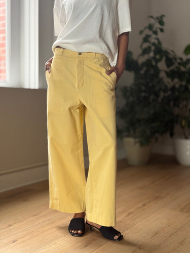 B Sides Pale Yellow Trouser Jeans, 26