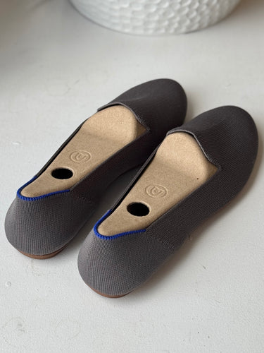 Rothy's Gray Flats, 8.5