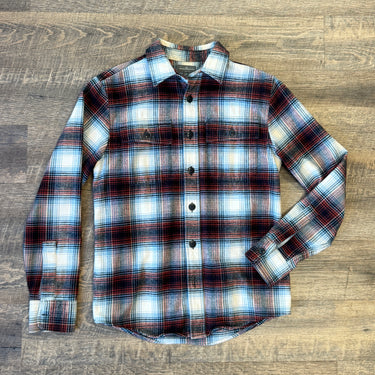 LL Bean Signature Plaid Flannel Shirt Jacket, Men's Small