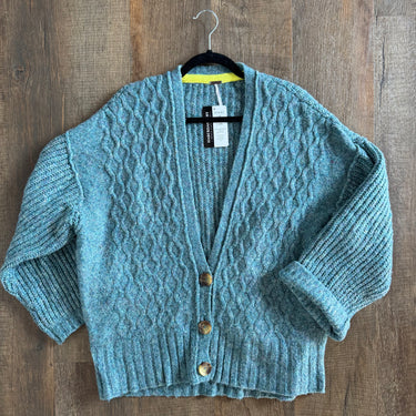 Free People Molly Cable Knit Cardigan, Medium