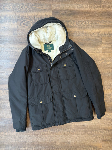 Aime Leon Dore x Woolrich Mountain Jacket in Black - retail 735, Men's Small