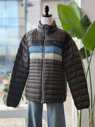Cotopaxi Grey Fuego Down Jacket, Large