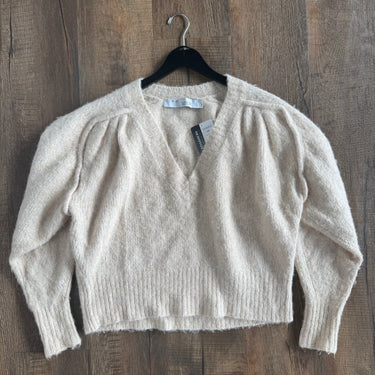 IRO Oat Wildy V Neck Sweater, Small