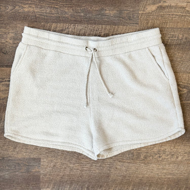 Faherty Ecru Knit Shorts, XL