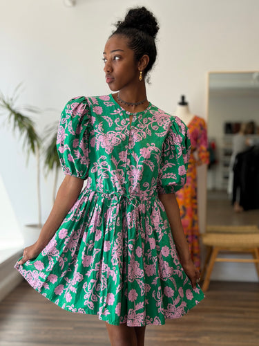 Xirena Aurie Mini Dress in Caprisyn Green, XSmall