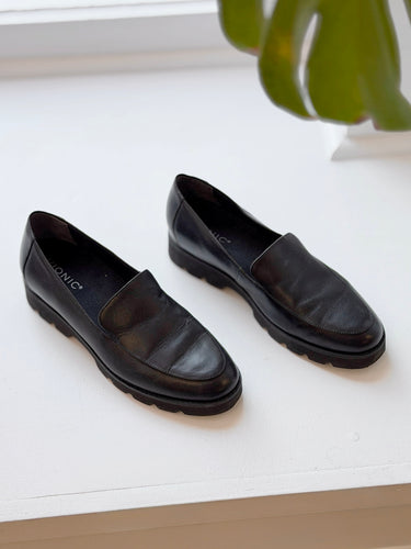 Vionic Black Chunky Loafers, 8