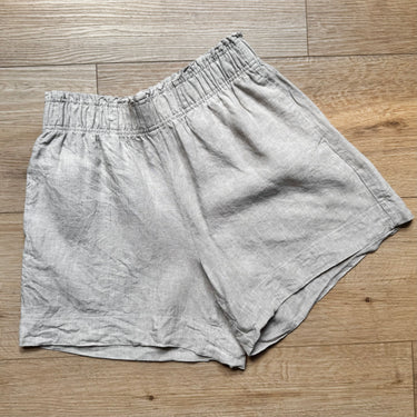 Quince Oat Linen Shorts, Small