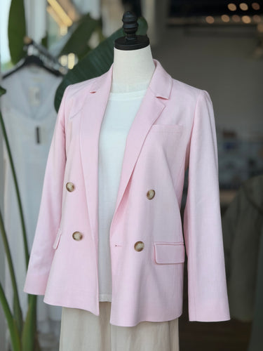 Sezane Pink Blazer, 34