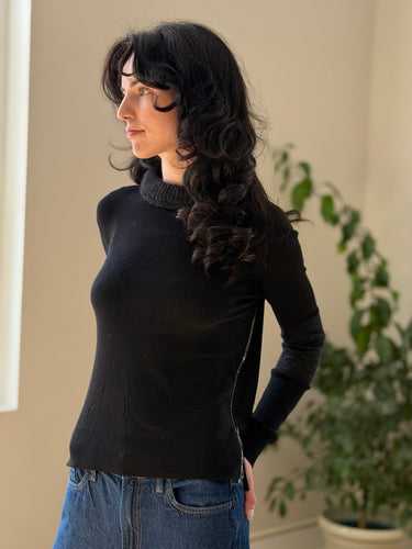 Belstaff Alpaca Blend Side Zip Sweater, Small