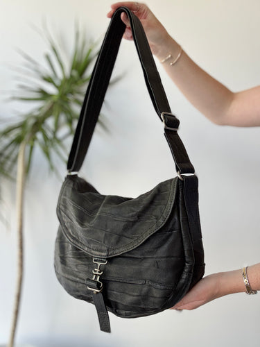 Rough & Tumble Medium EW 1903 Bag in Milano Black