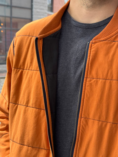 32 Bar Blues Orange Zip Jacket, Men's XL