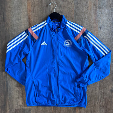 Adidas Boston Marathon Blue Running Jacket, Medium