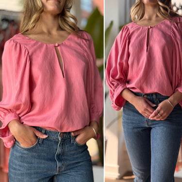 Apiece Apart Bubble Gum Pink Top, 2