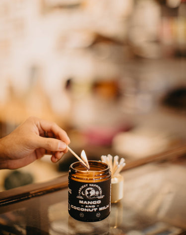Mango and Coconut - 8 oz Soy Candle / Summer Scent