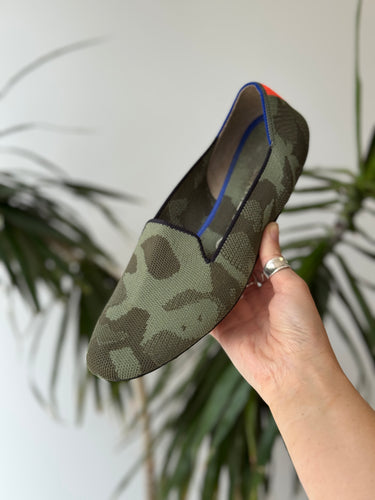 Rothy's Camo Smoking Flat, 9